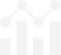 Simple bar chart with four vertical bars and a line graph with four black nodes above the bars.