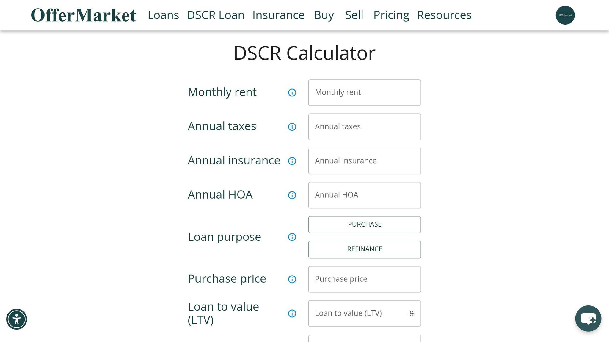 DSCR Loan Calculator