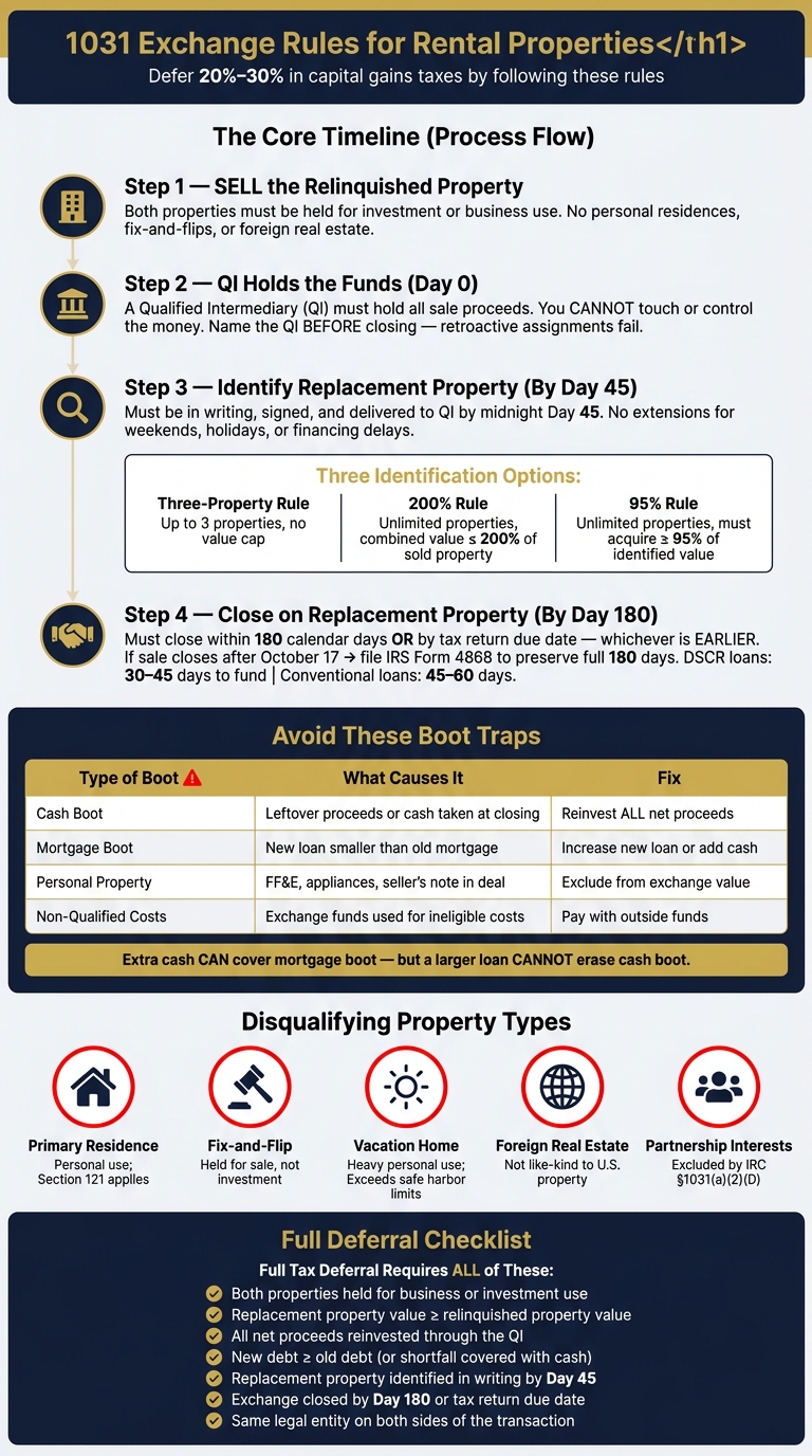 1031 Exchange Rules: Step-by-Step Process for Rental Property Investors