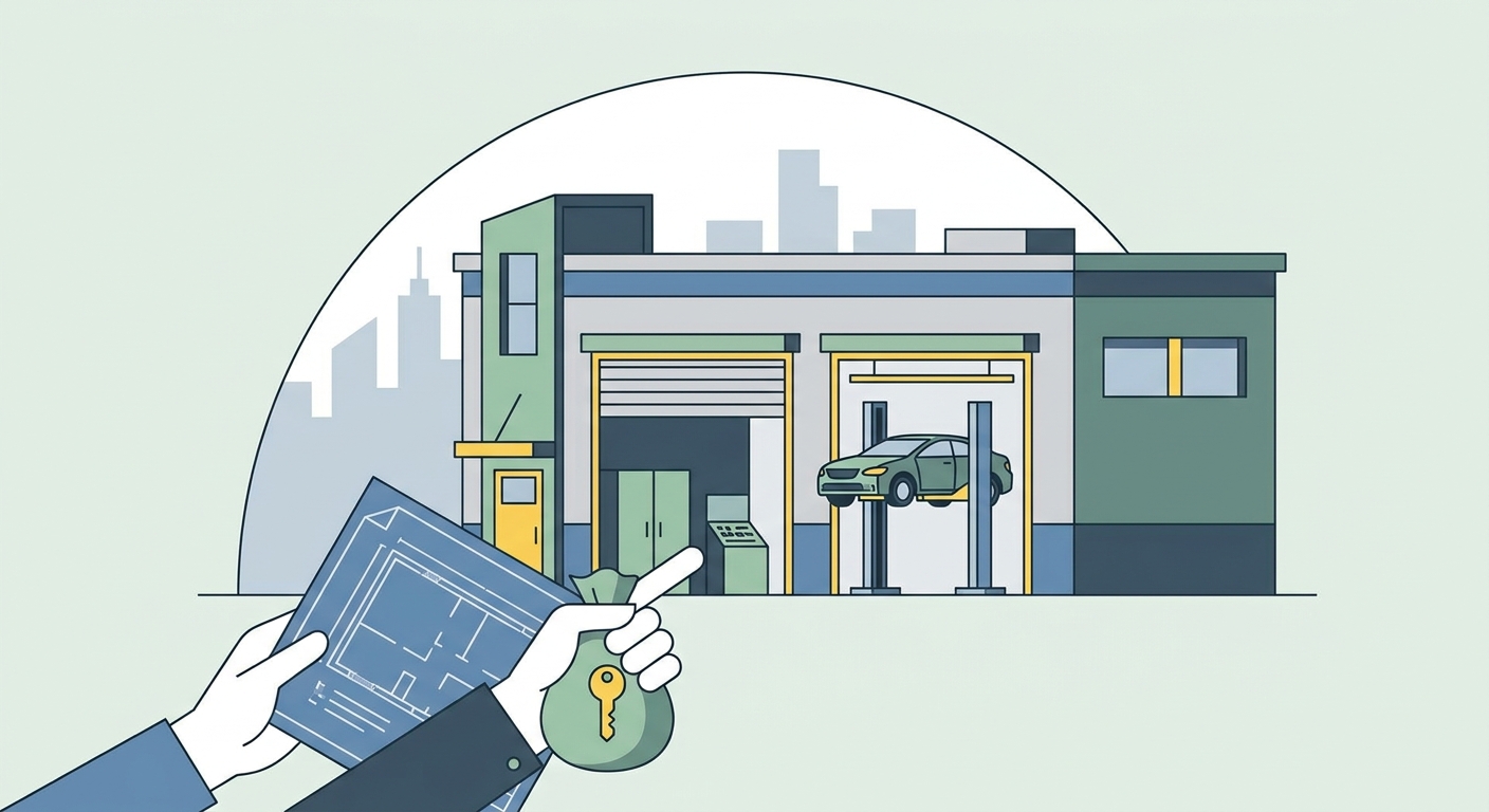 Commercial real estate loans for auto repair and service shops