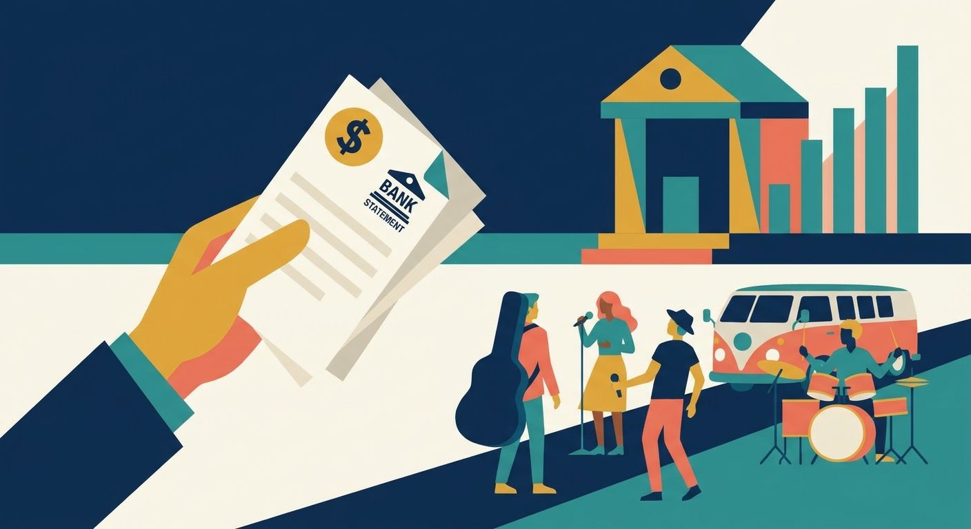 Bank statement loans for musicians and touring artists