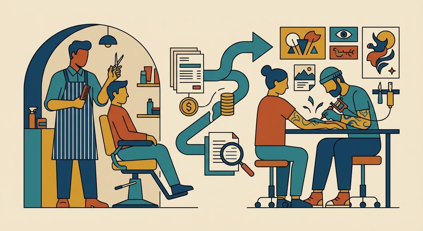 Bank statement loans for barbers and tattoo artists