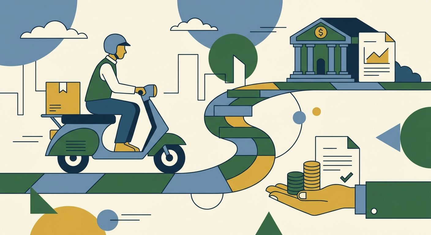 Bank statement loans for delivery drivers and couriers