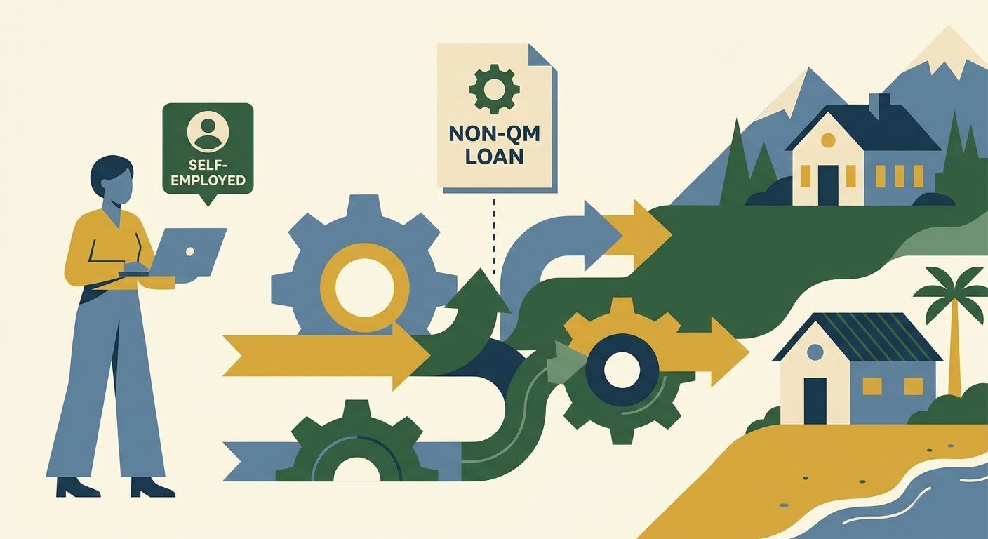 How to buy a second home with a non-QM loan when self-employed