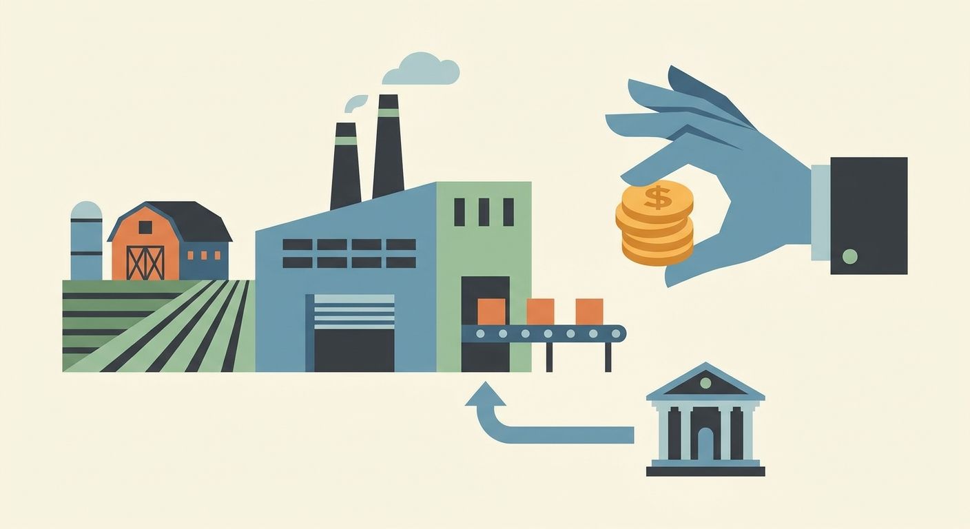 Commercial real estate loans for food production facilities