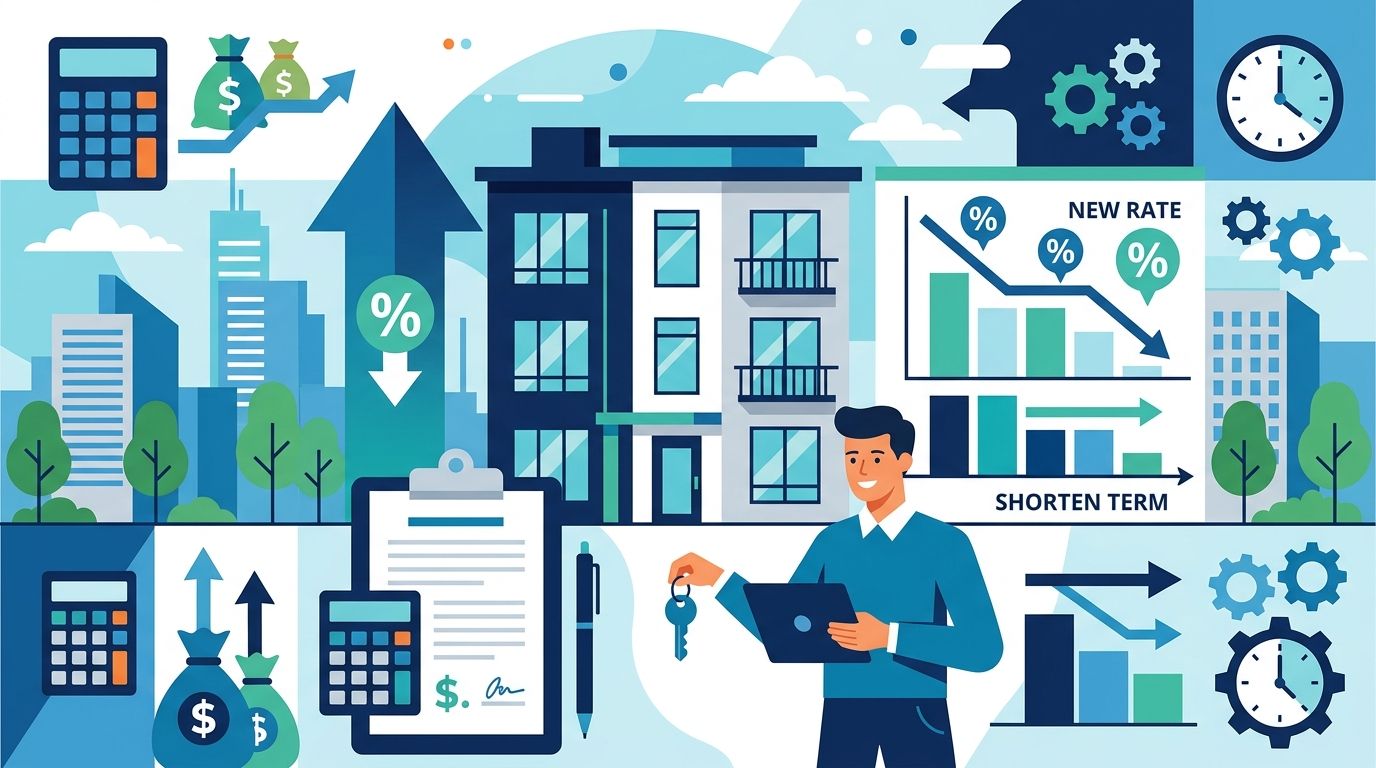 Rate and term refinance loans for rental property owners