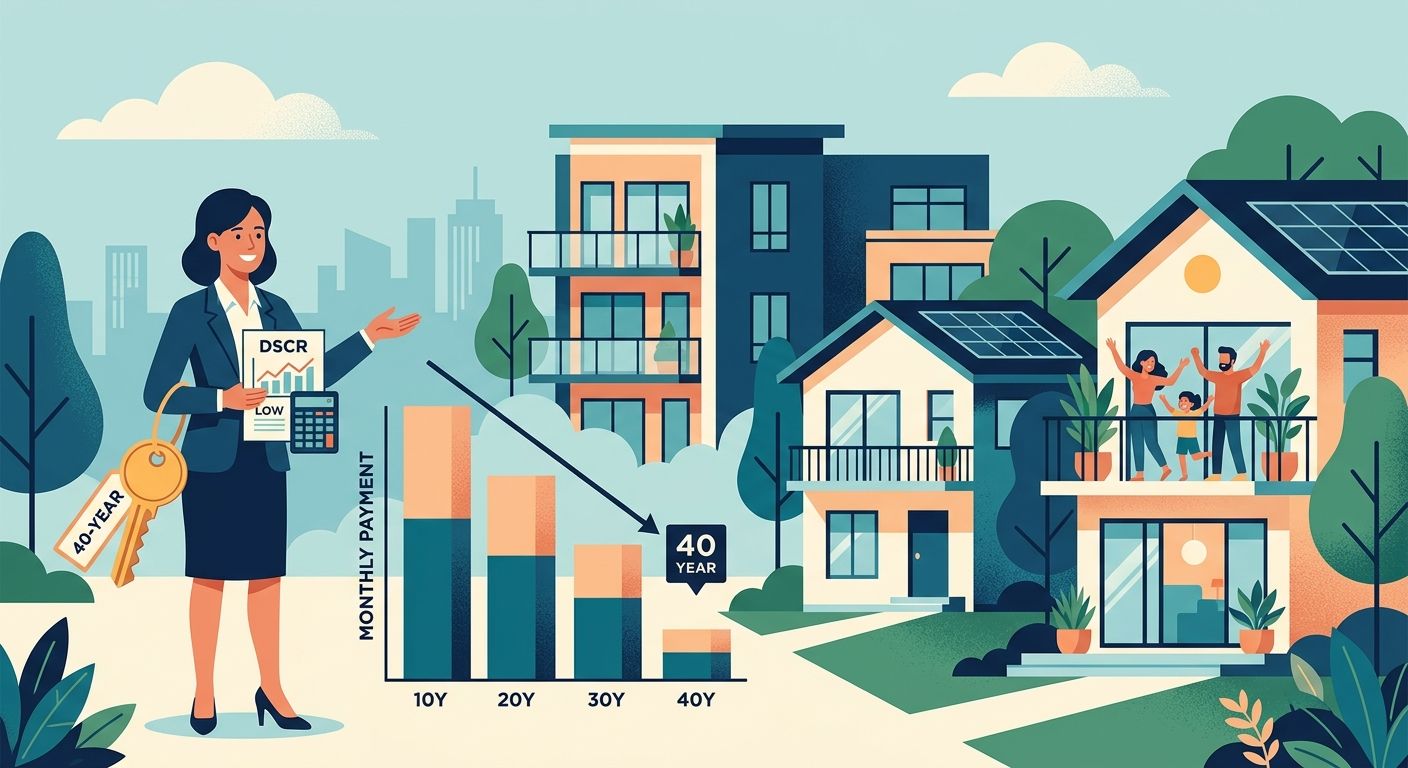 40-year DSCR loan terms for lower monthly rental payments