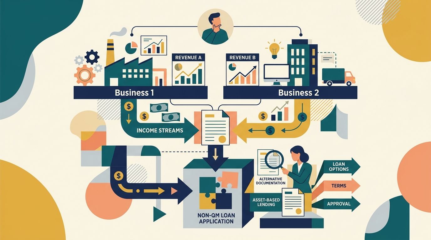 How to structure a non-QM loan for owners of two businesses