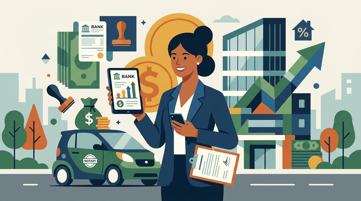 Bank statement loans for mobile notaries and signing agents