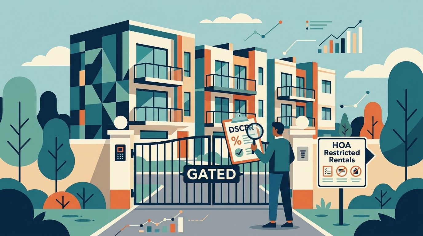 DSCR loans for gated community and HOA-restricted rentals