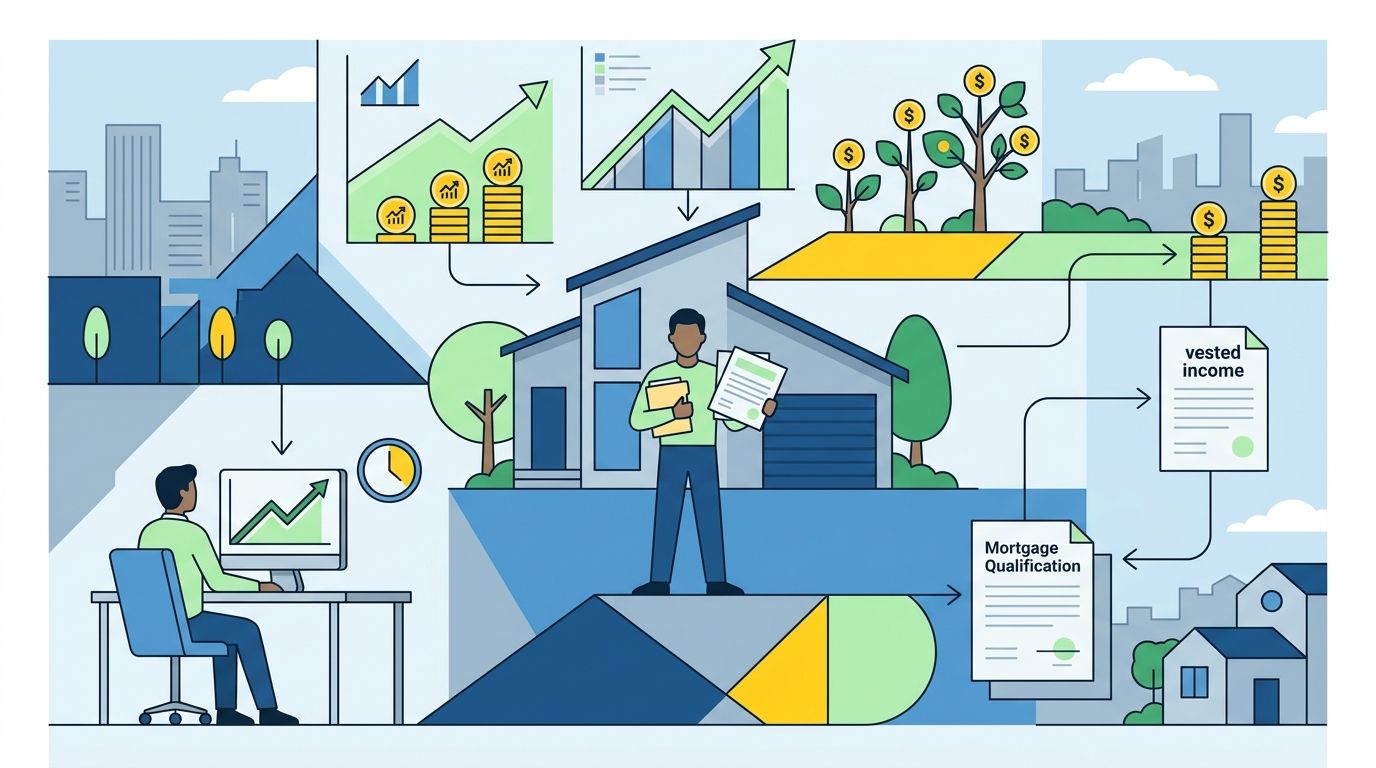 How to qualify for a mortgage using RSU and stock vesting income