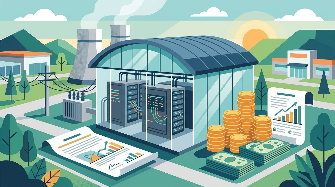 Commercial real estate loans for data centers and server farms