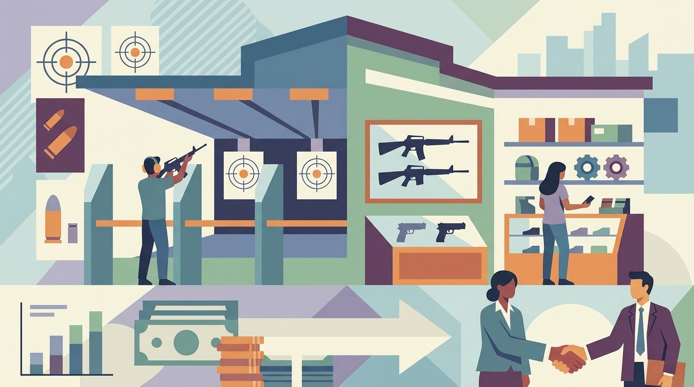 Commercial real estate loans for shooting ranges and gun stores