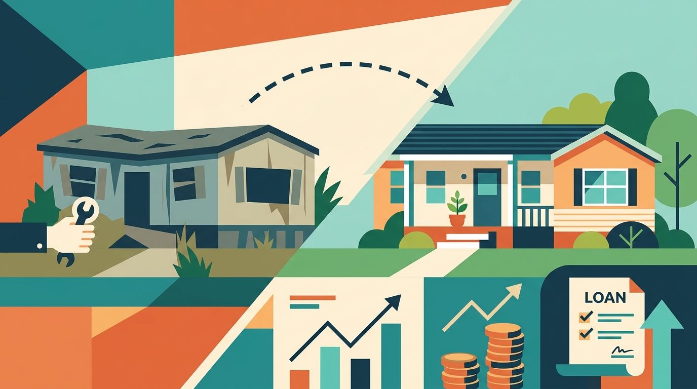 Fix and flip loans for manufactured and mobile home rehabs