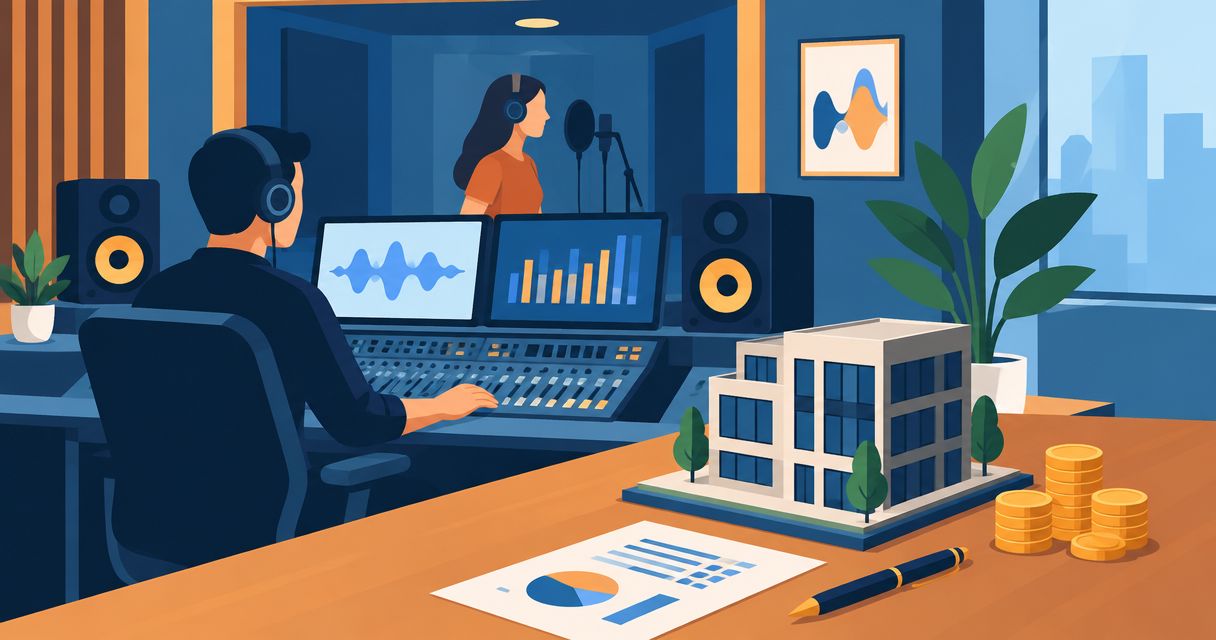 Commercial real estate loans for recording studios and podcast production spaces