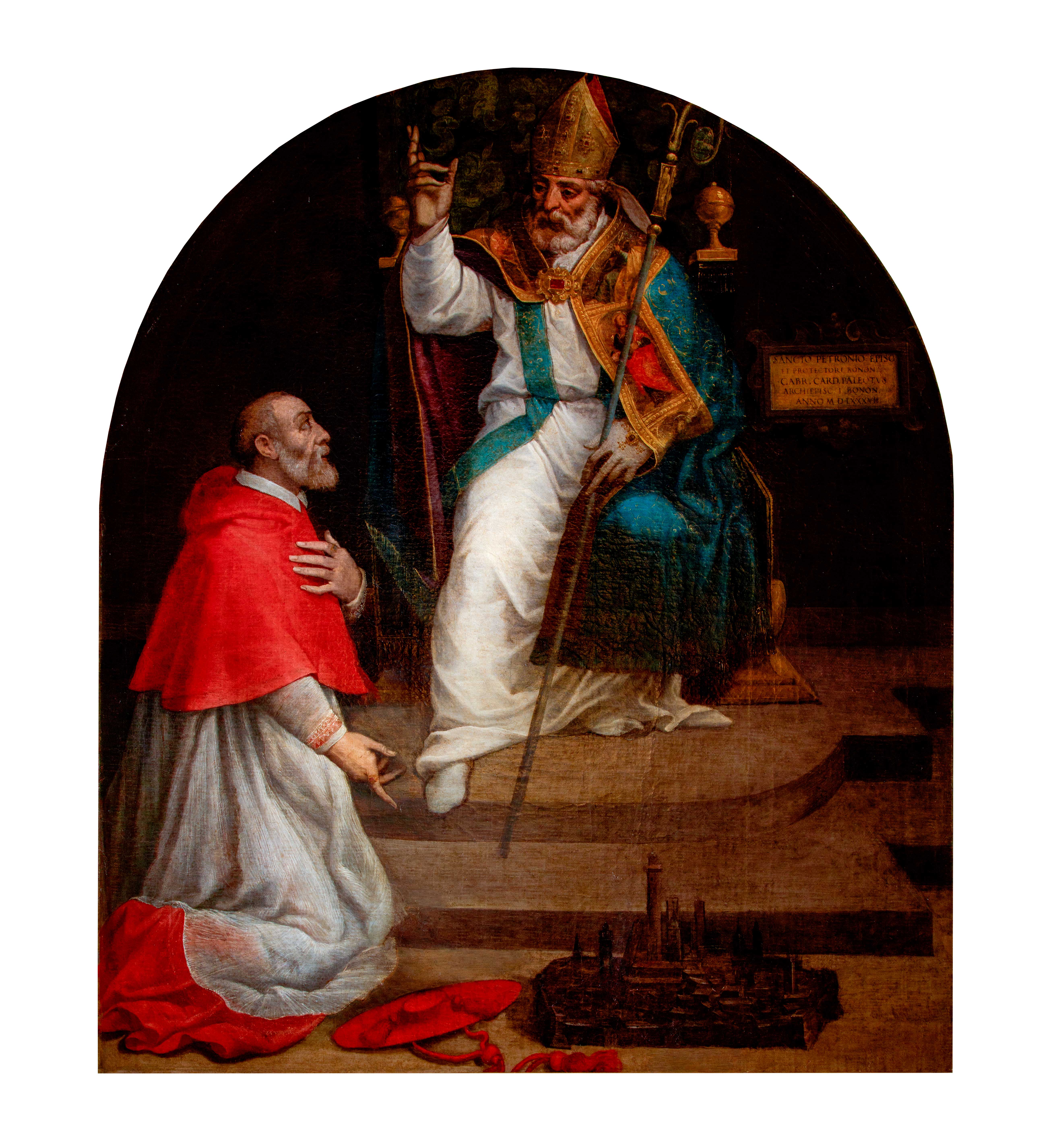 San Petronio benedice il cardinal Gabriele Paleotti