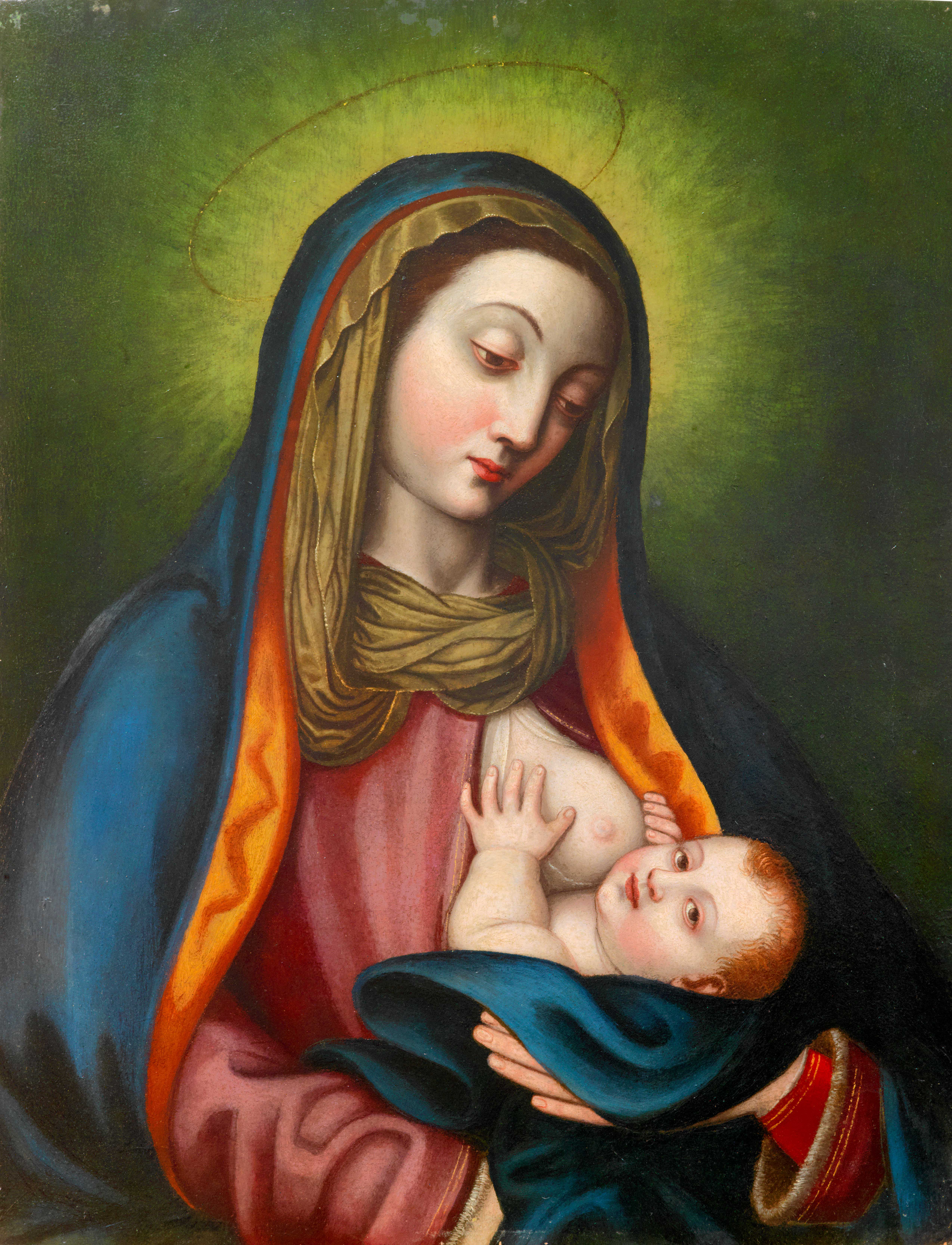 Plautilla Nelli, Madonna che allatta il Bambino, 1570 circa, collezione privata 
