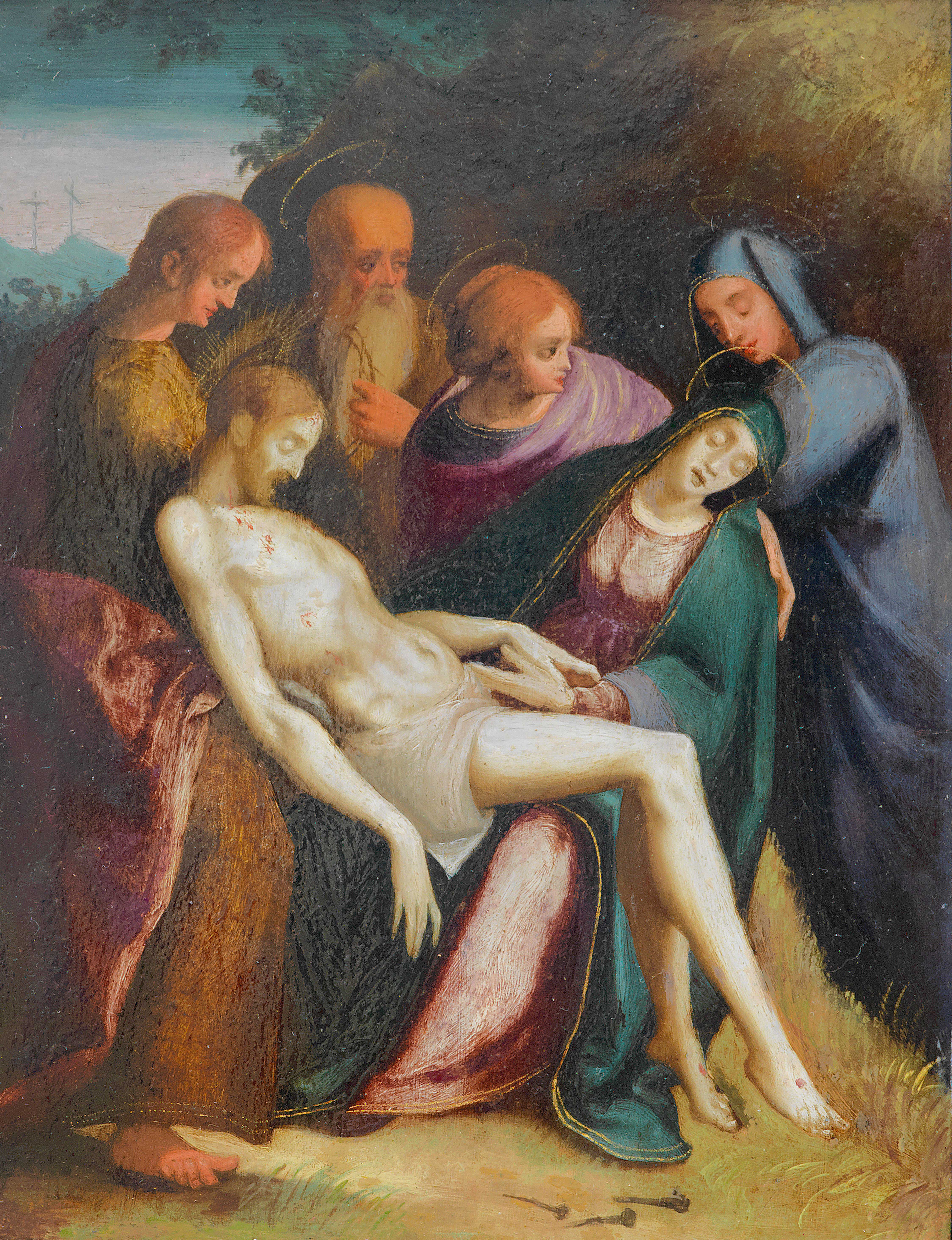 Plautilla Nelli, Trasporto del Cristo morto, 1565-1575, collezione privata