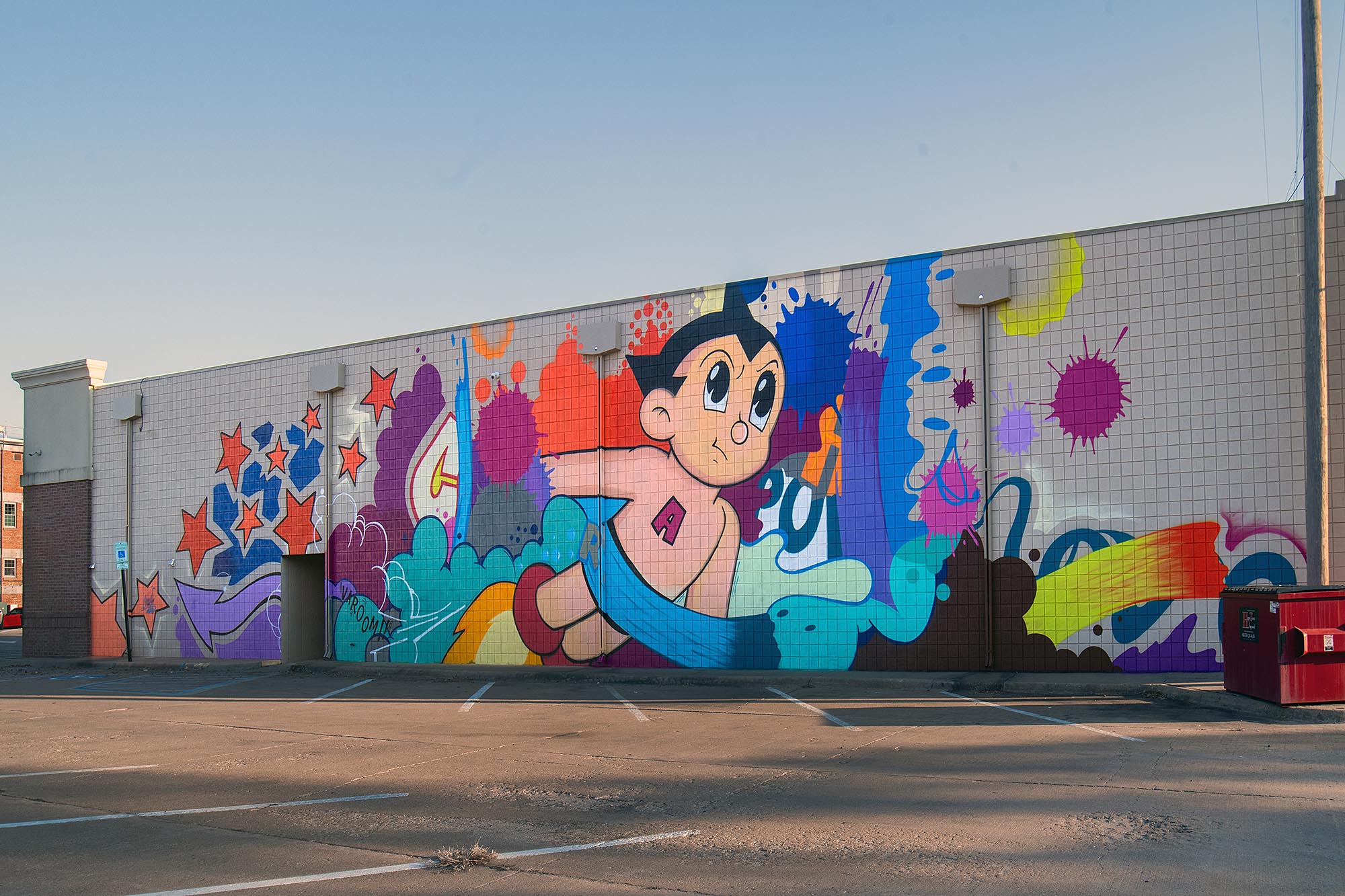Mural from the Boom! Salina 2025 street art festival