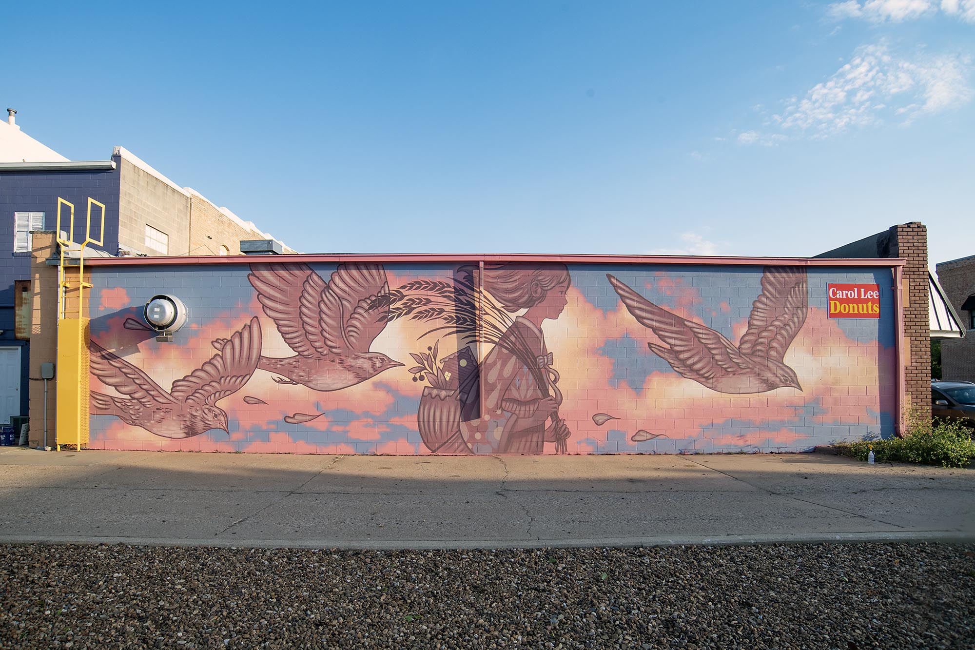 Mural from the Boom! Salina 2025 street art festival