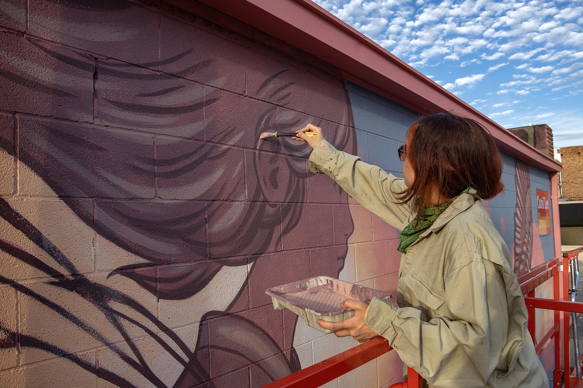Mural from the Boom! Salina 2025 street art festival