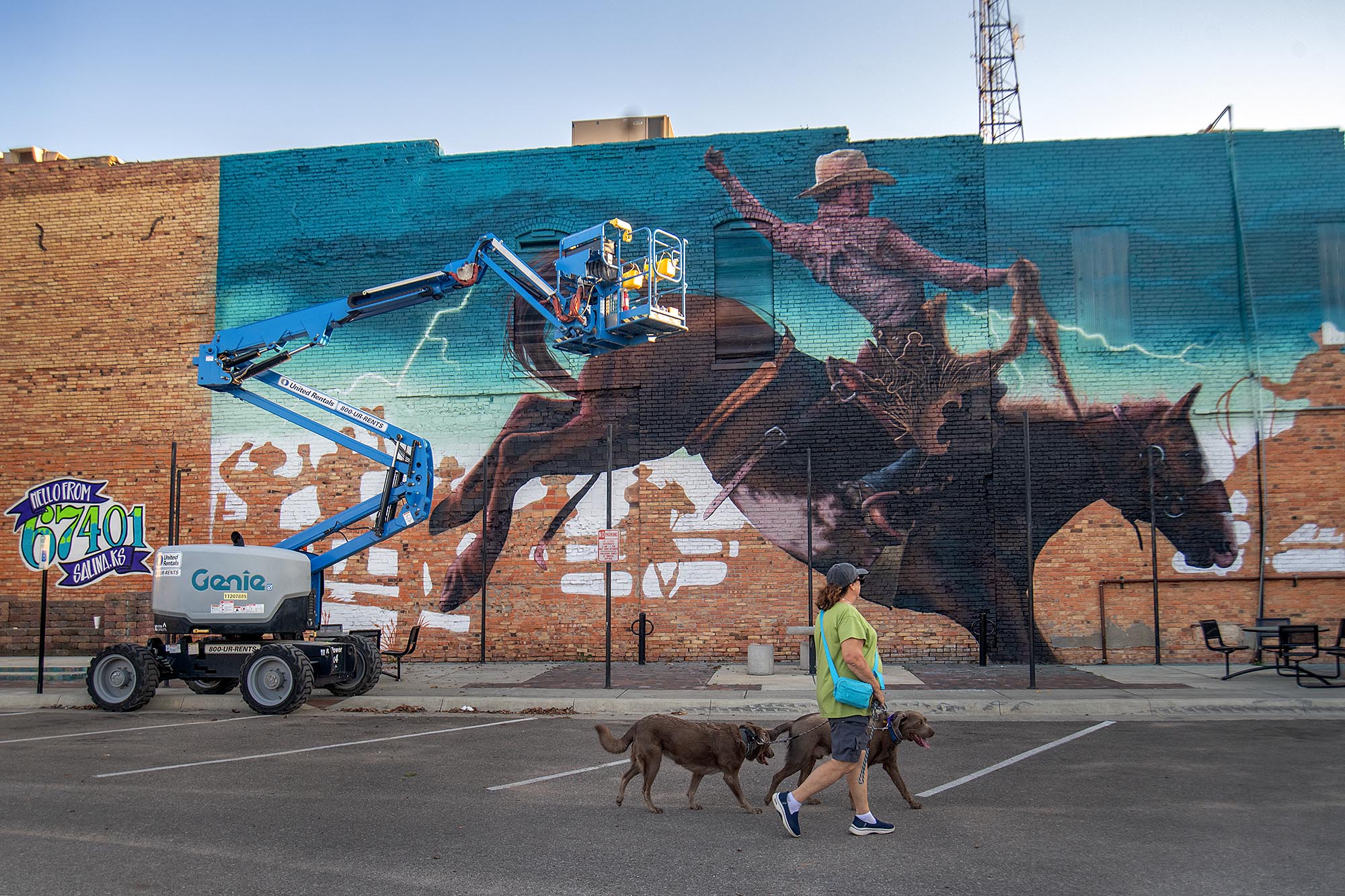 Mural from the Boom! Salina 2025 street art festival