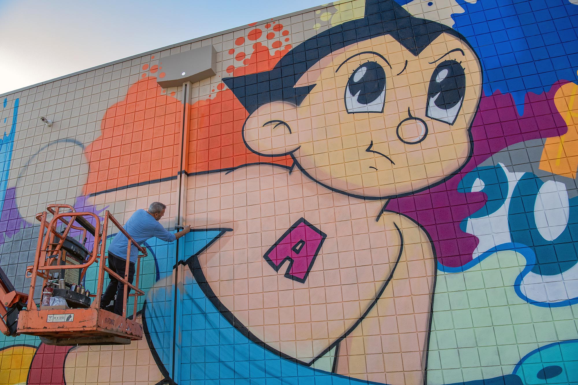 Mural from the Boom! Salina 2025 street art festival
