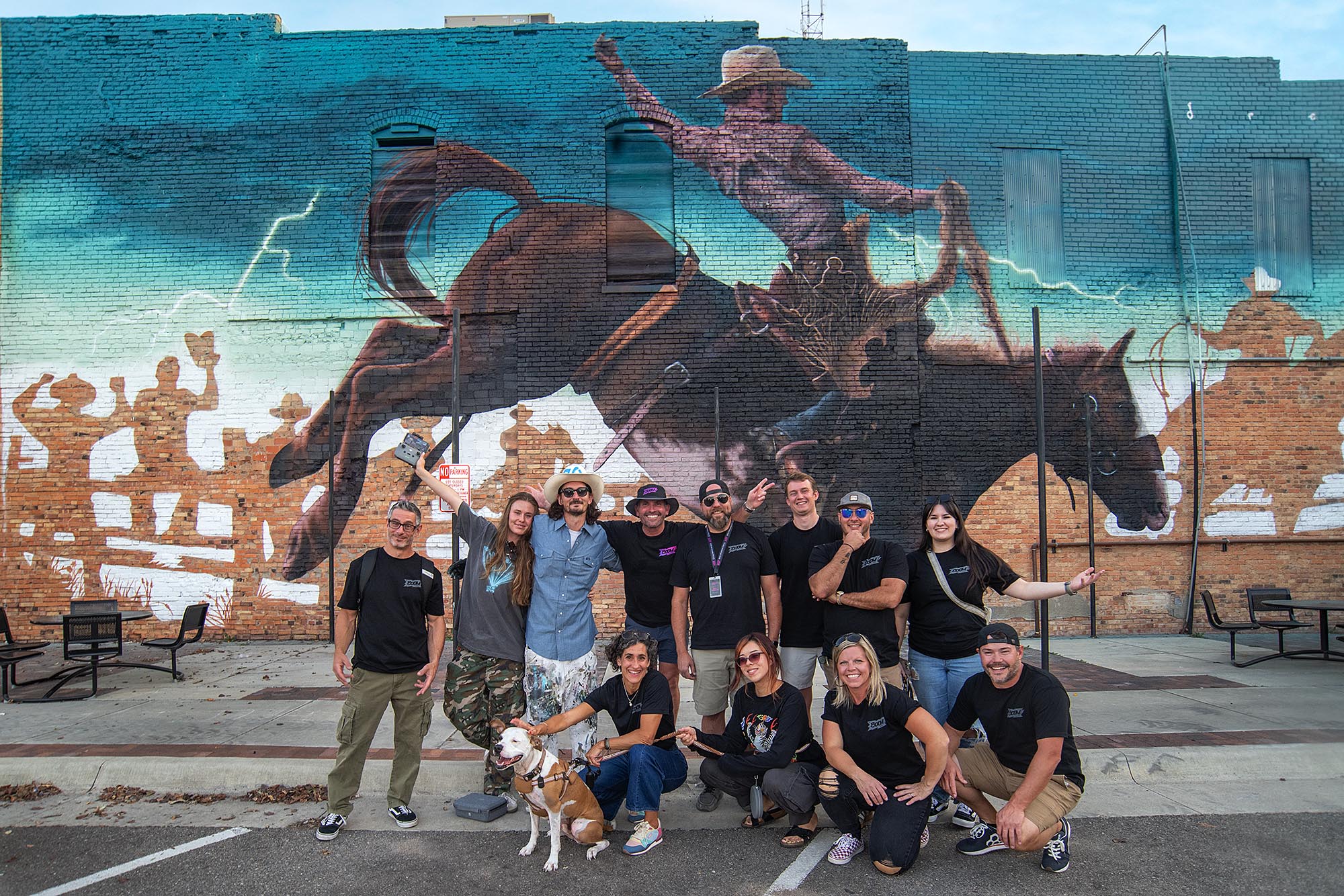 Mural from the Boom! Salina 2025 street art festival