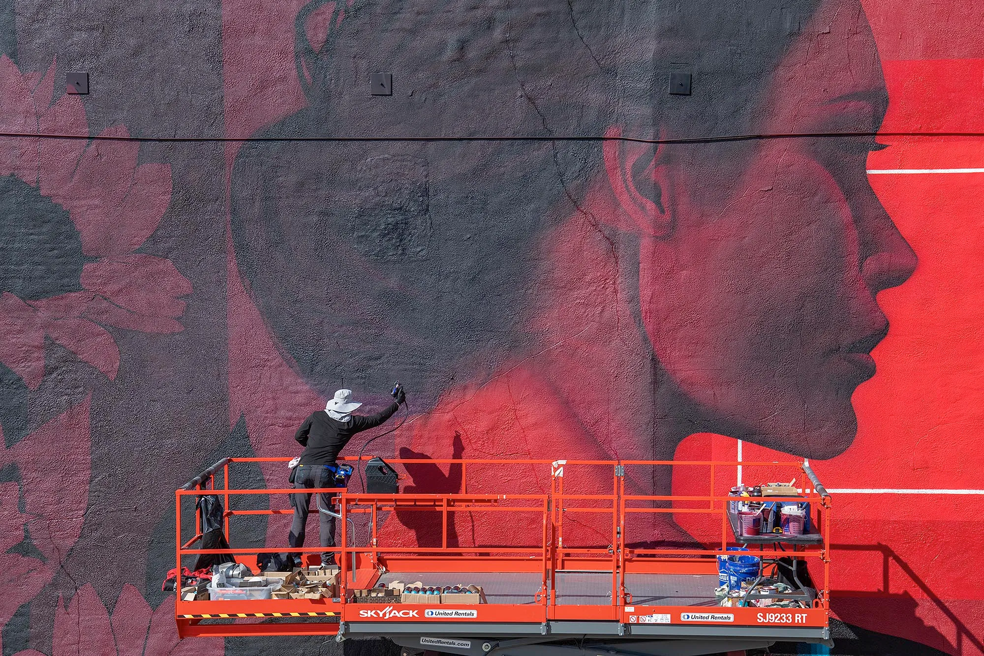 Mural from the Boom! Salina 2025 street art festival