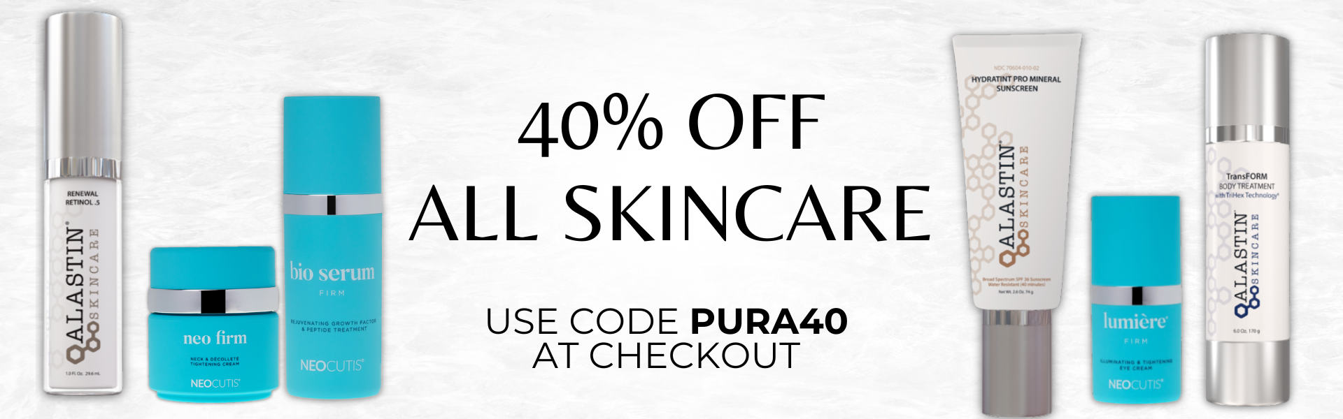 Pura-40% off Skincare