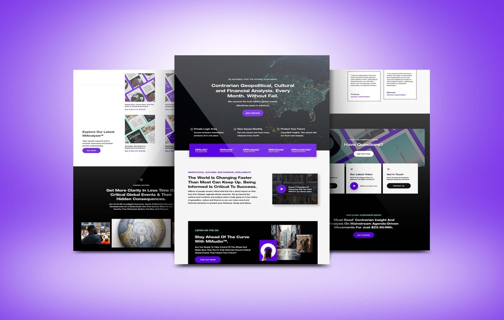 Cultural & Financial Analysis – Insight-Driven Webflow Design cover image