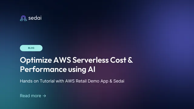 Serverless Hands on Tutorial with AWS Retail Demo App & Sedai