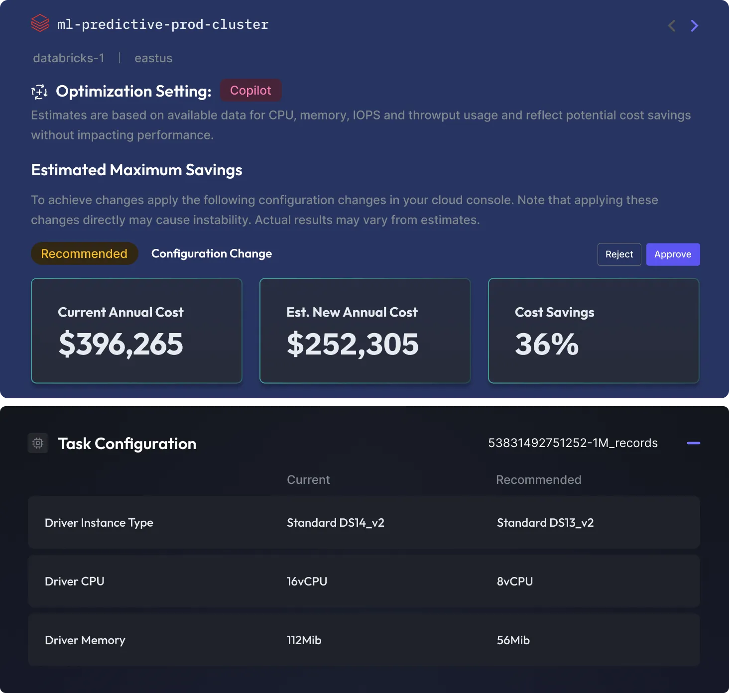 databricks - One-Click Execution with Copilot