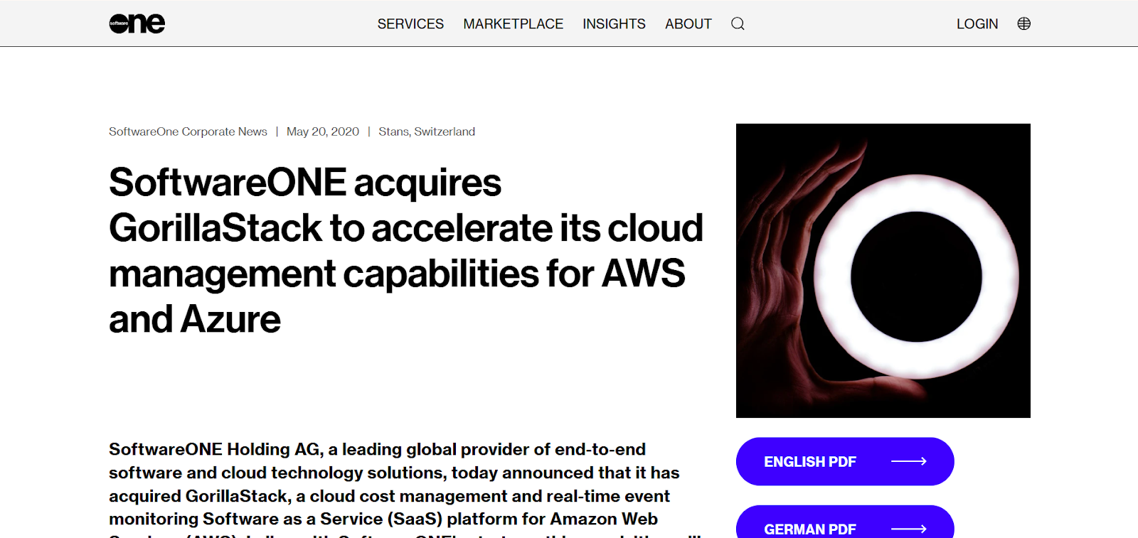 GorillaStack (SoftwareONE)