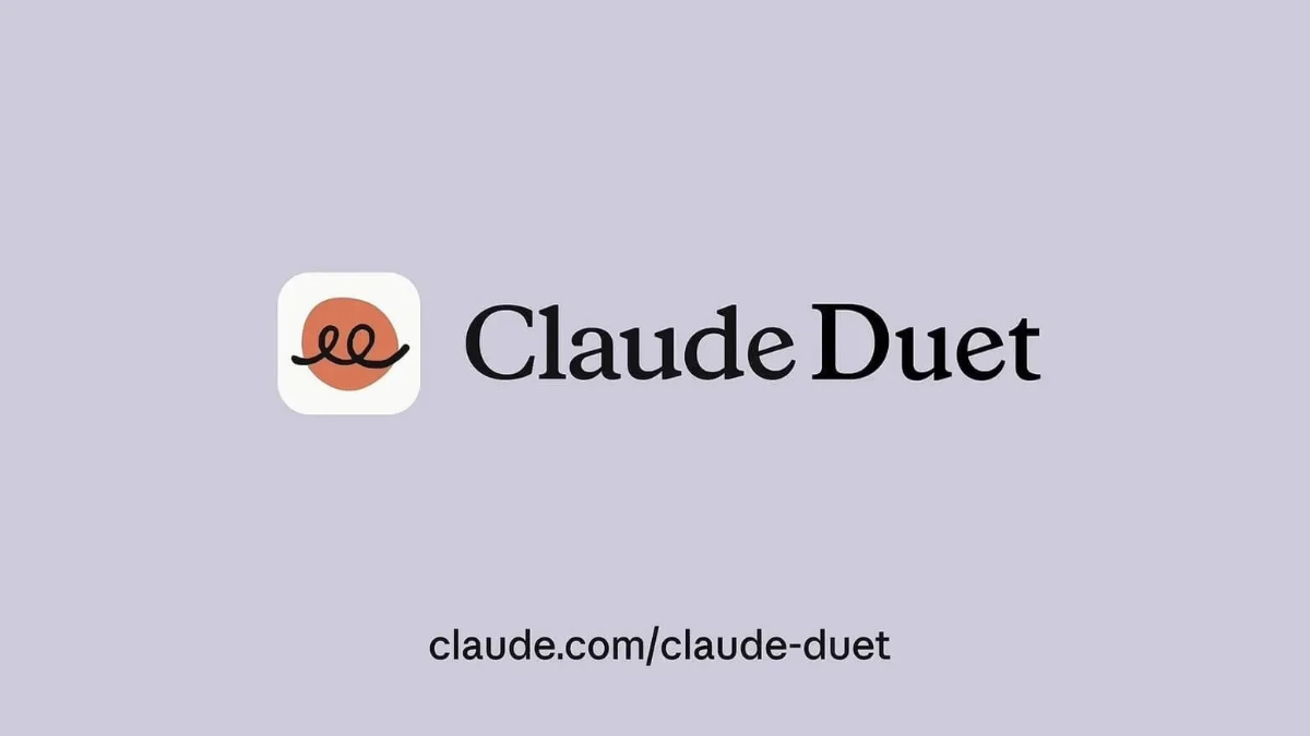 Logo de Claude Duet, el agente de IA de Anthropic