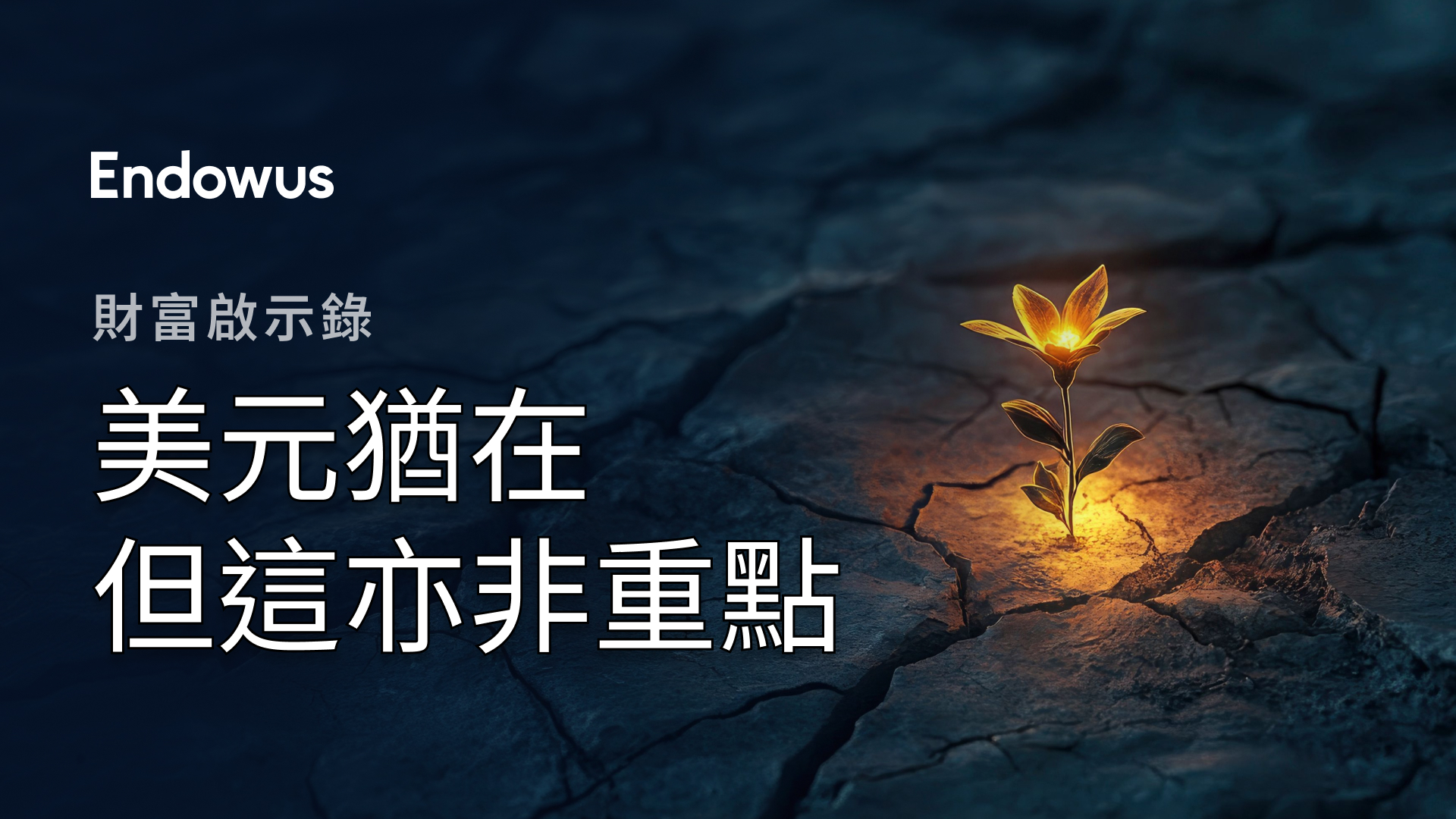 美元猶在但這非重點：地緣政治下的投資策略