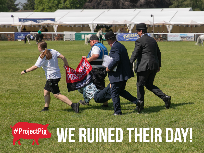 We disrupted the UK's biggest animal ag show of the year.