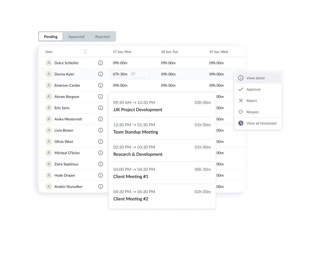 Timesheet