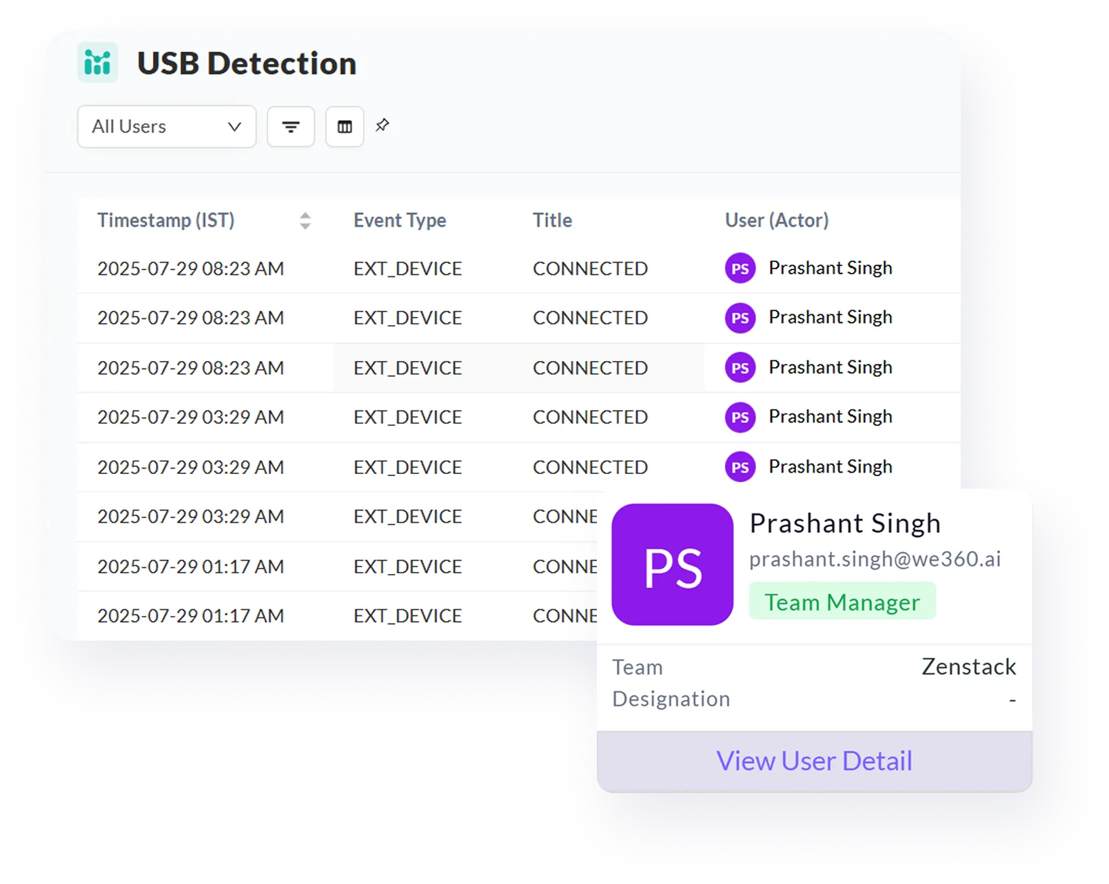 USB Detection