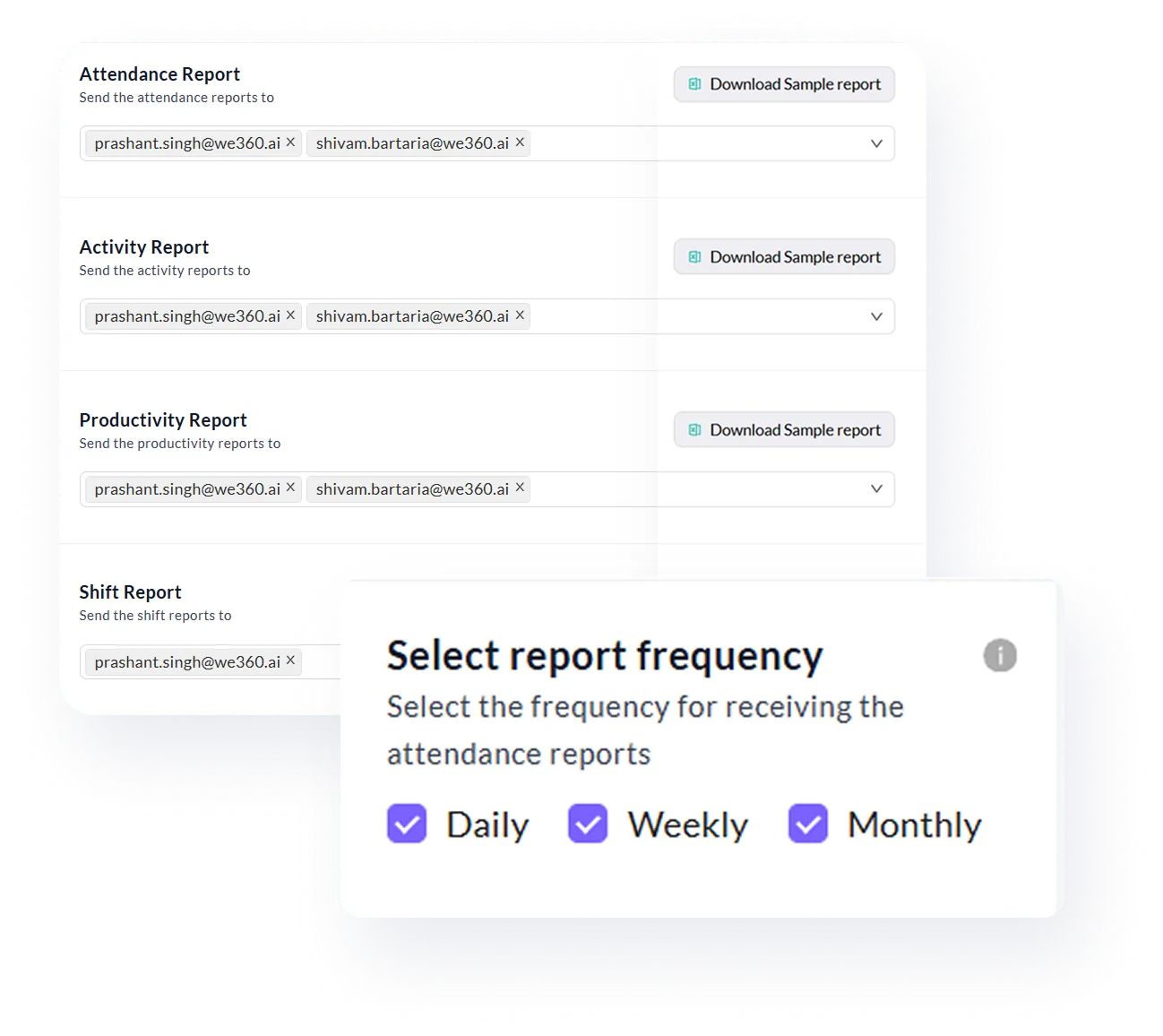 Email Reports