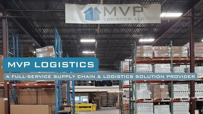 Exterior view of MVP Logistics headquarters and warehouse showcasing modern architecture with multiple parked cars, used in Fulfill.com's article on their 3PL services location.