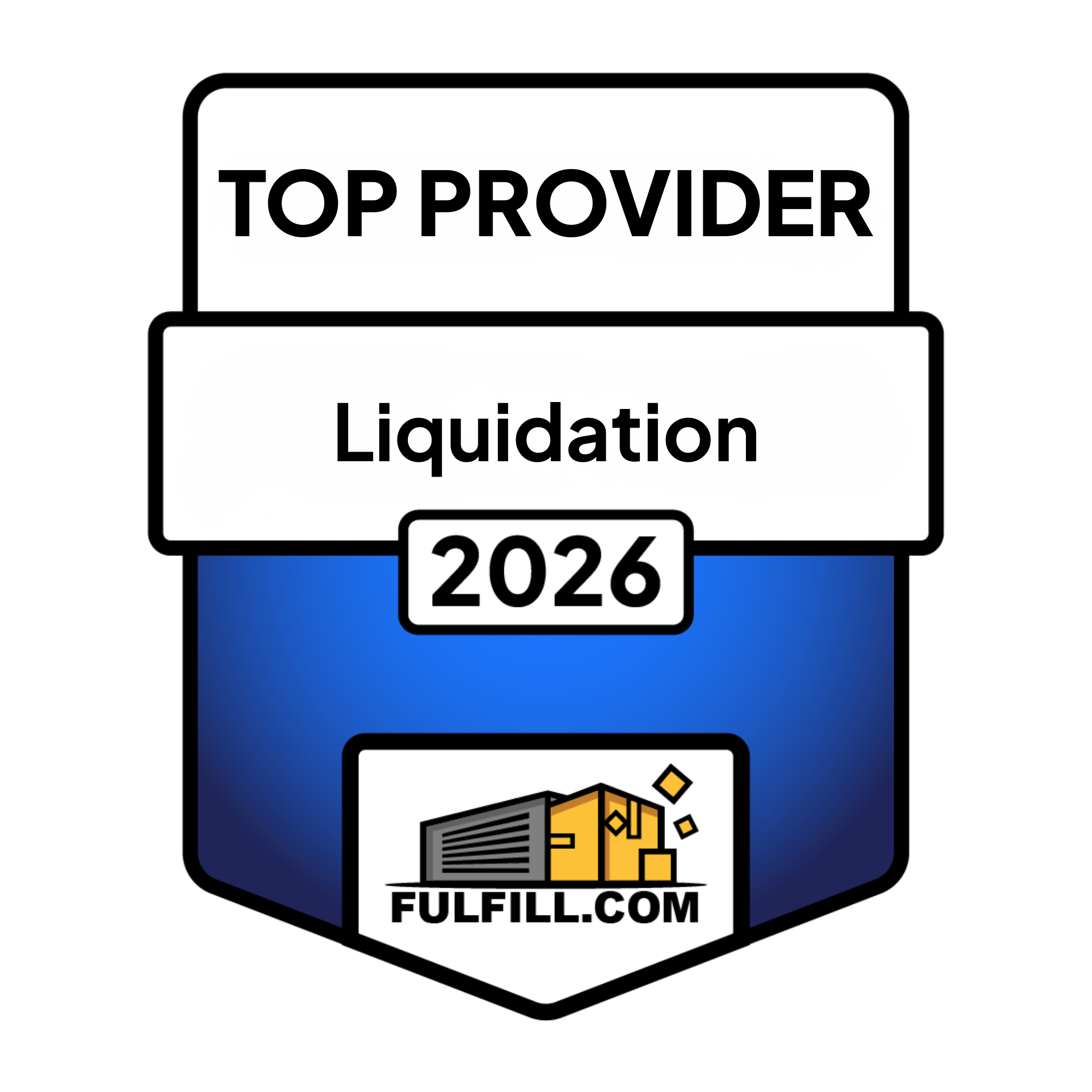2026 Best Liquidation Partner Award Badge