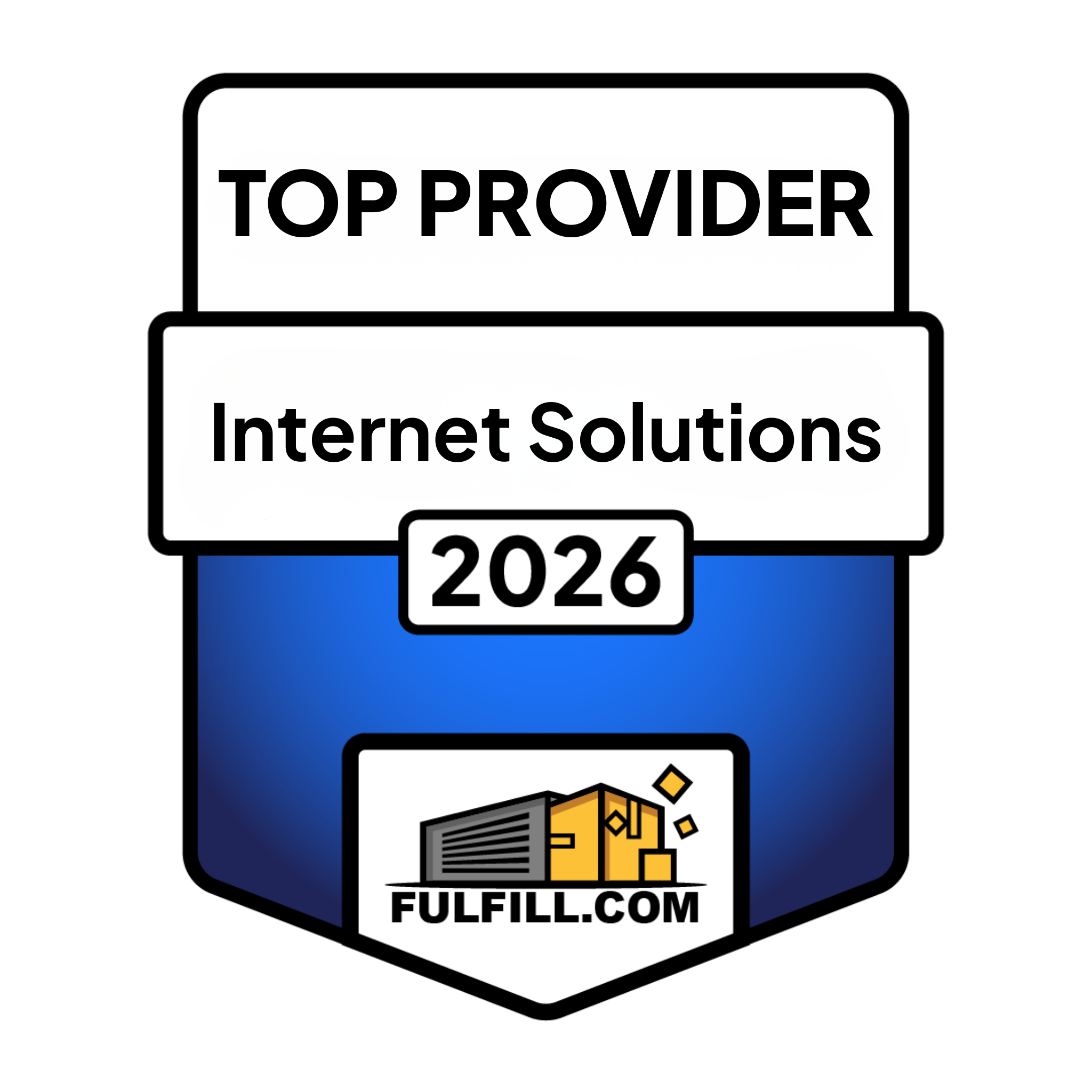 2026 Best Internet Solutions Partner Award Badge