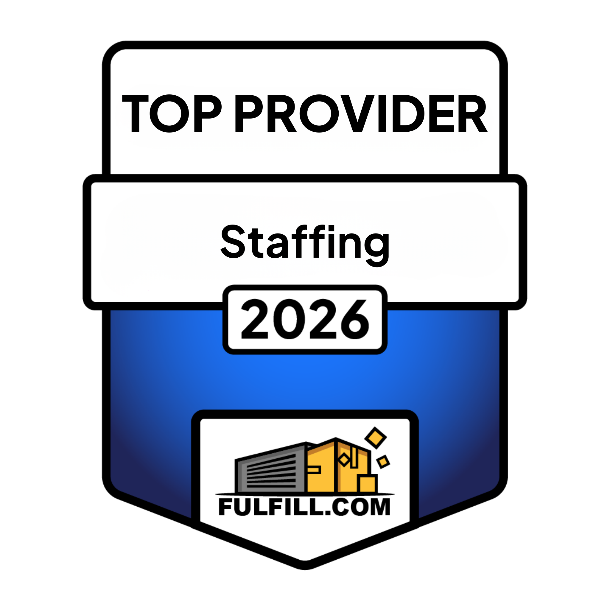 2026 Best Staffing Partner Award Badge