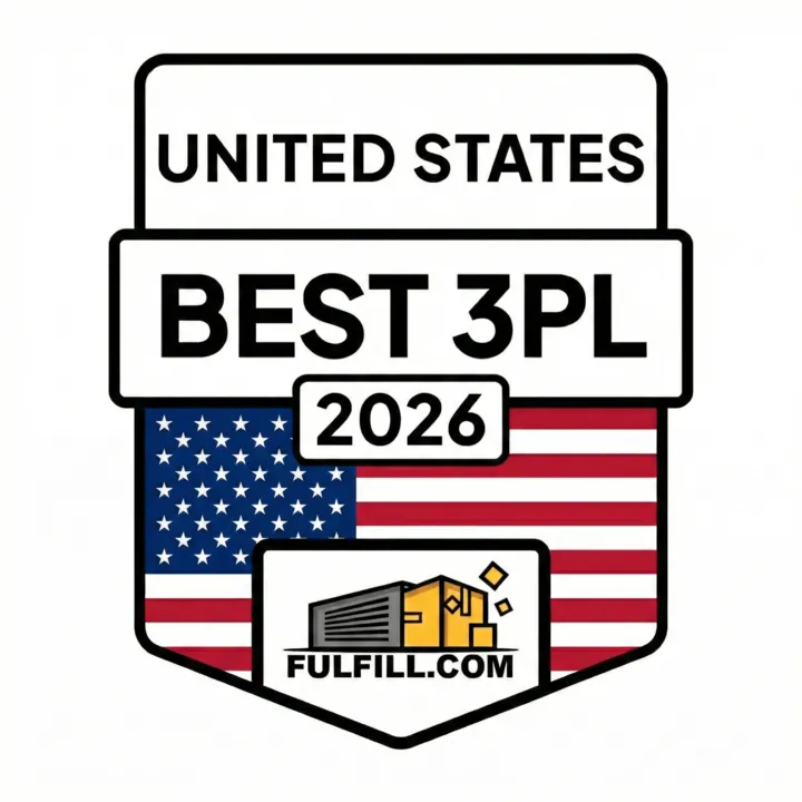 Fulfill.com Top 100 3PLs in the US 2026 Award Badge