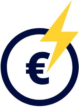 Strom- und Eurosymbol