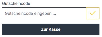 Screenshot Warenkorb Alpha Solar "Gutscheincode"