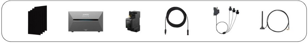 Lieferumfang: Max 2.000 bifazial Pro mit Speicher