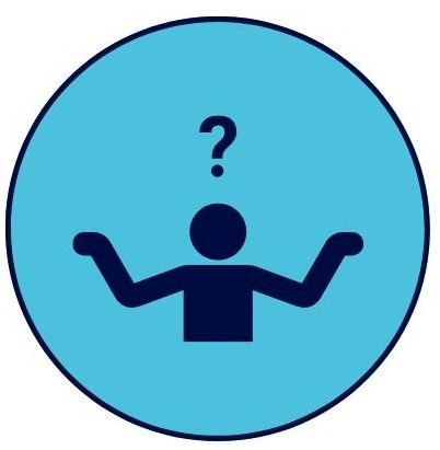 Icon Person und Fragezeichen