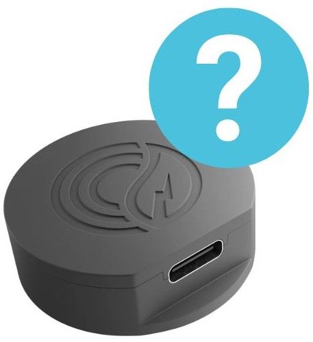 IR Tracker Produktbild und Icon Fragezeichen